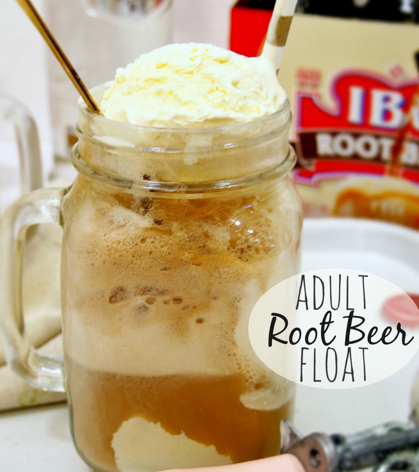 Adult root beer float